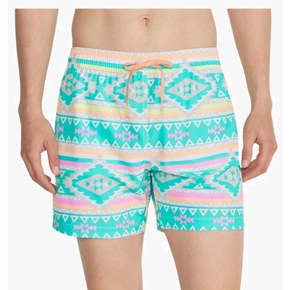 Chubbies The En Fuegos 5.5” Inseam Classic Swim Trunks Aztec Men's Multi Sizes M